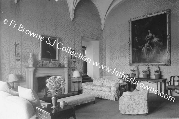 LISMORE CASTLE  DRAWING ROOM FROM SOUTH WEST